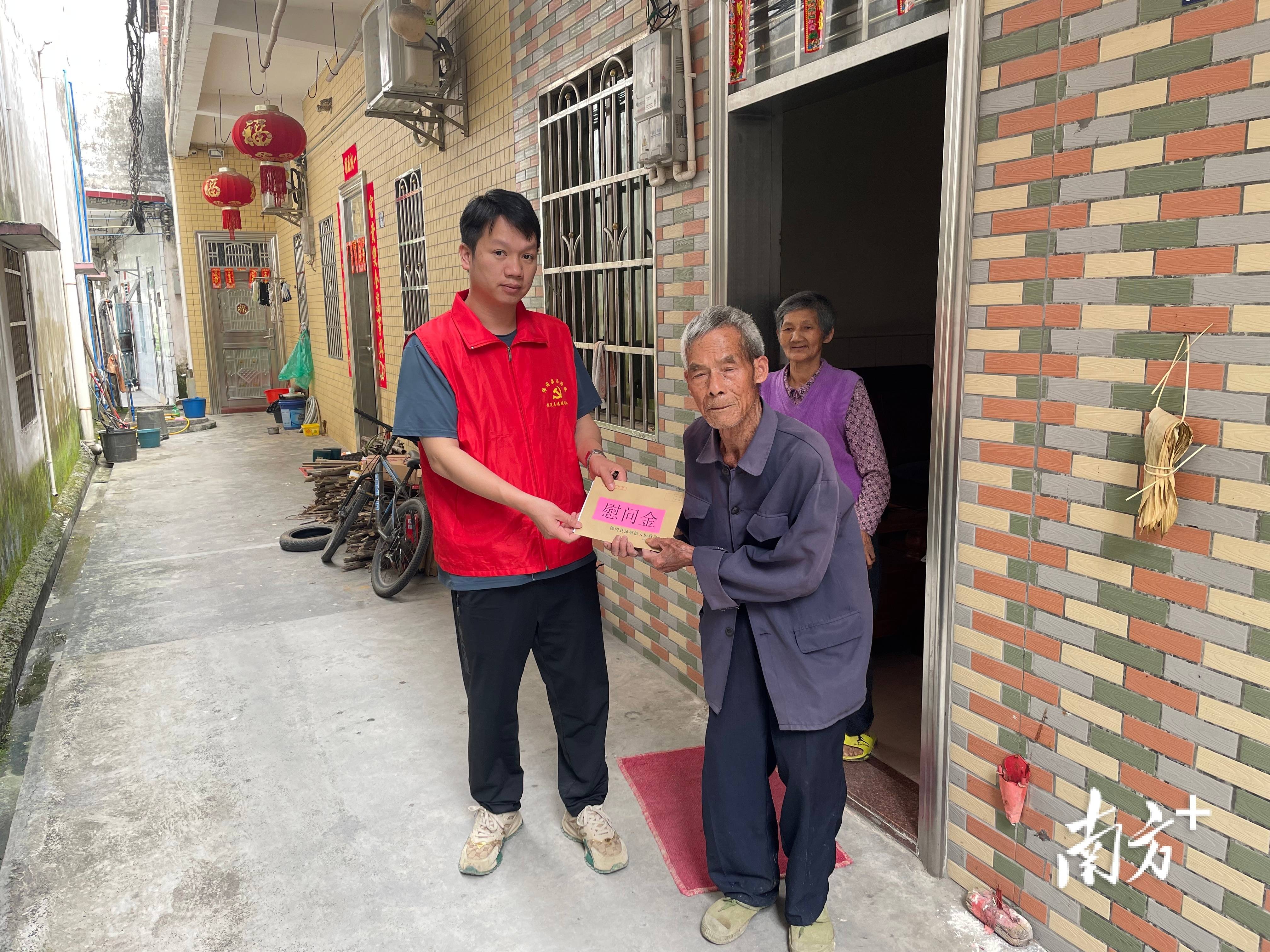佛冈汤塘:结对帮扶退役军人党员,入户走访送关怀_慰问_罗沅琪_贺欢