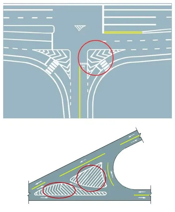 禁停标线路段图片