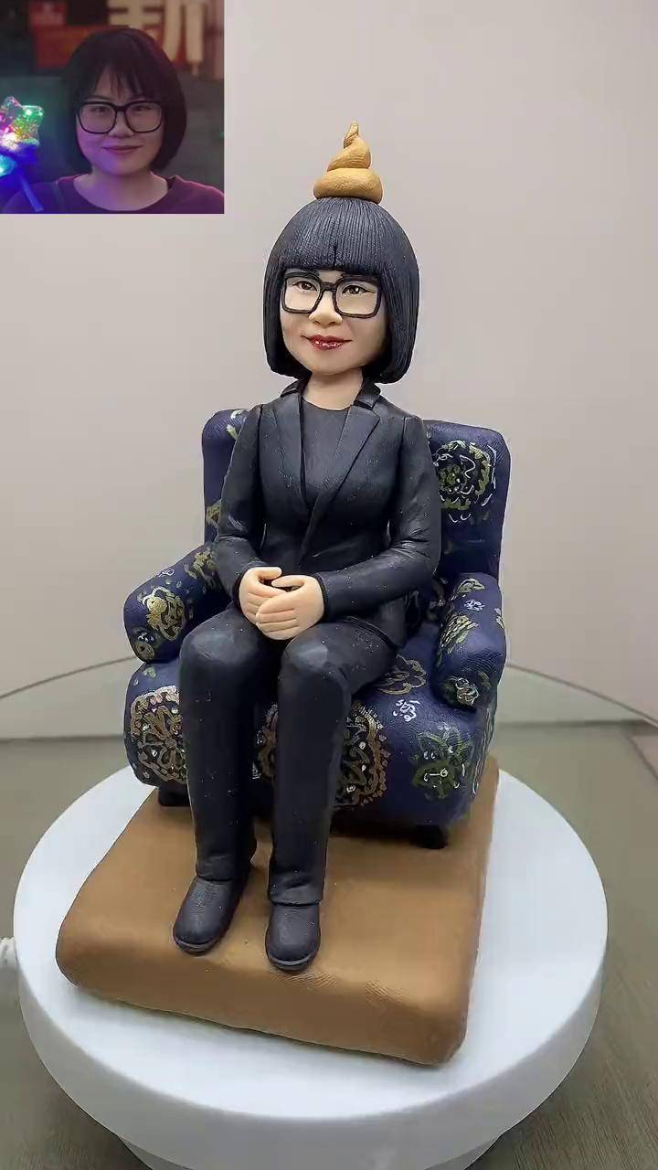 软陶人偶 真人手办 捏泥人 从头开始