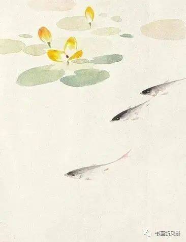 田世光 鱼戏图(局部)田世光 鱼戏莲叶间田世光 鱼戏莲叶间(局部)