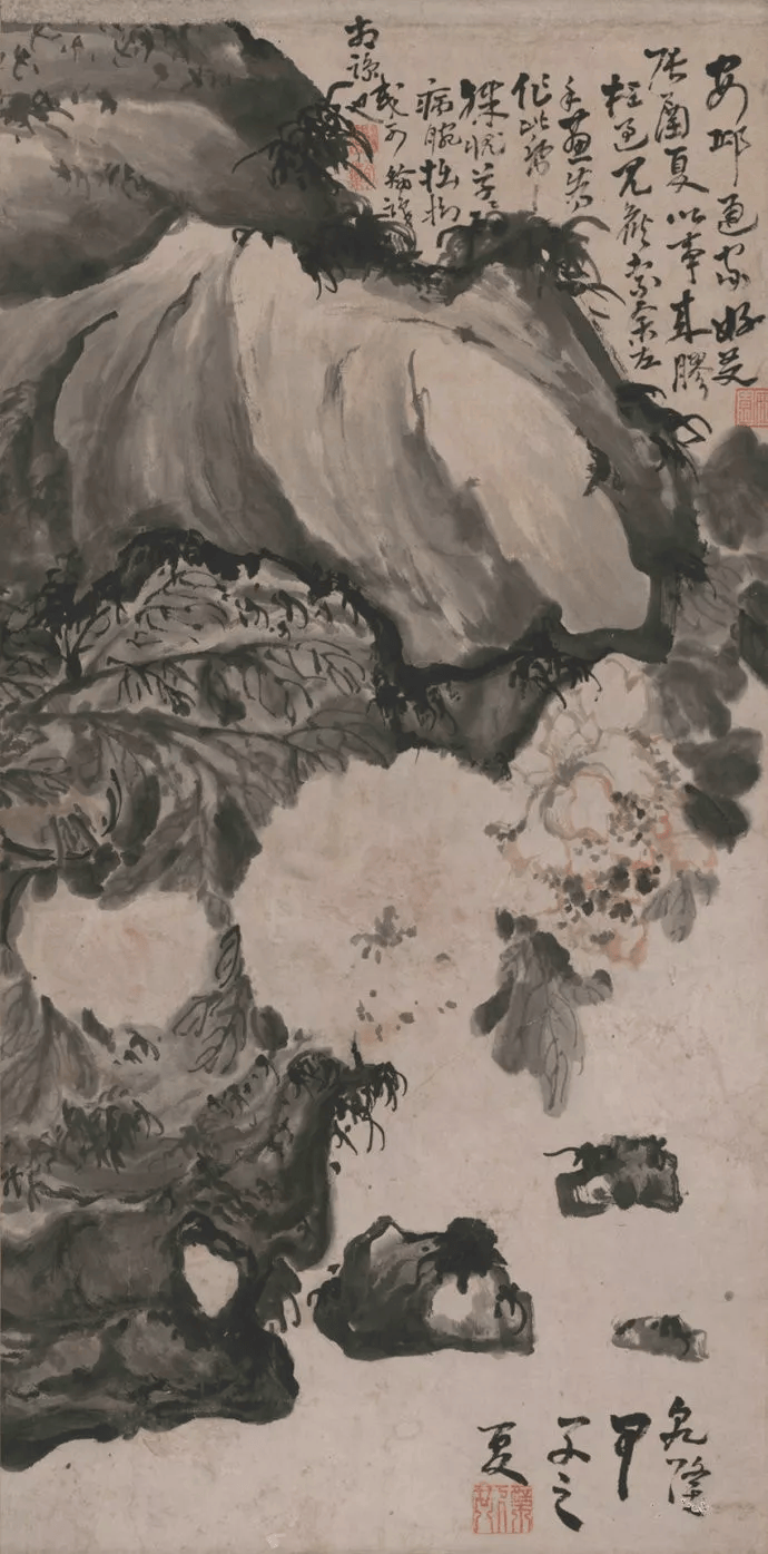 高凤翰:画中石头
