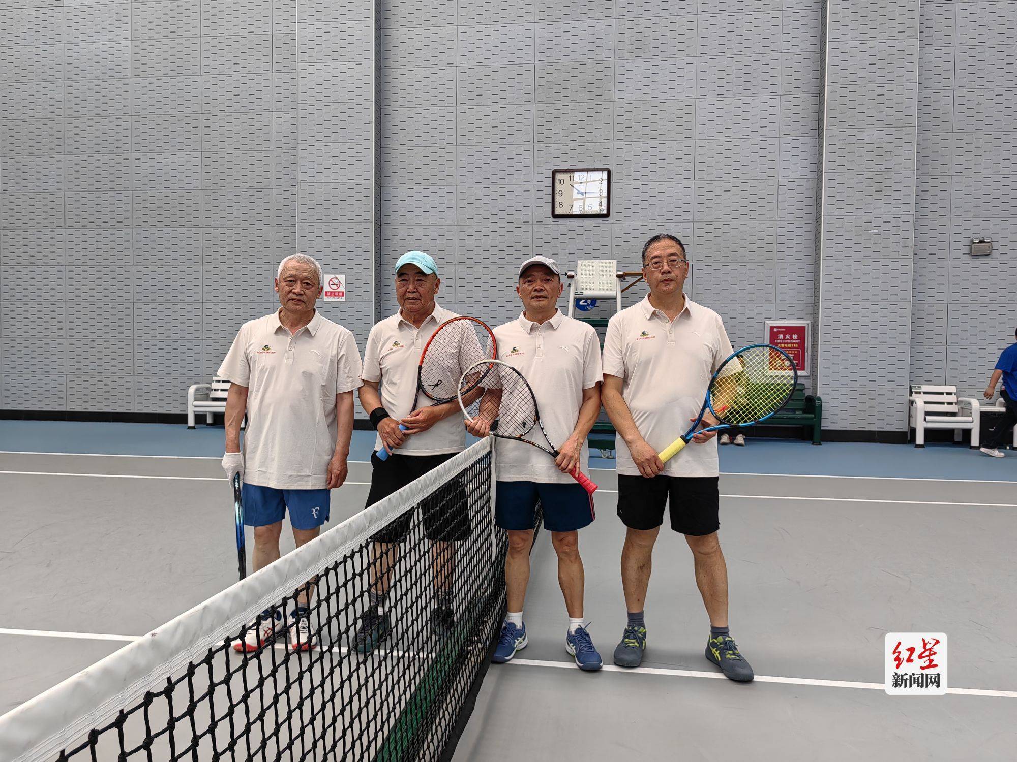 第十九届全国新闻界网球大赛收拍 四川队夺一项冠军!