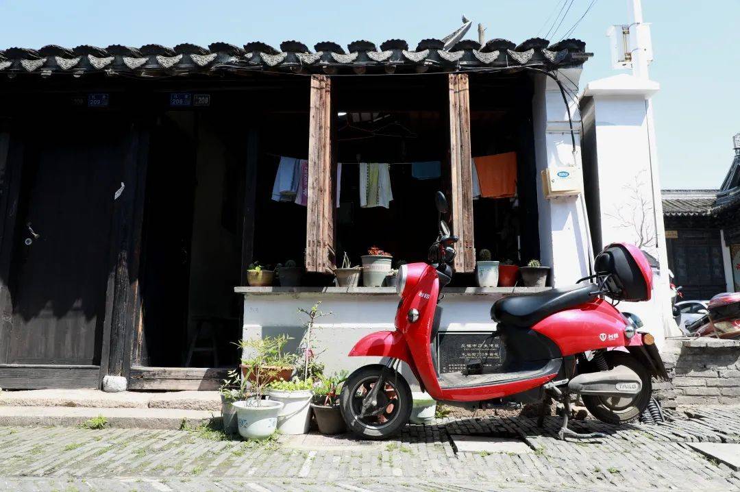 行走,无锡礼社老街