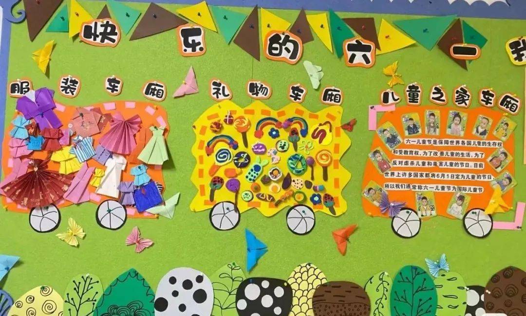 【六一环创】幼儿园六一儿童节展板及主题墙环创!