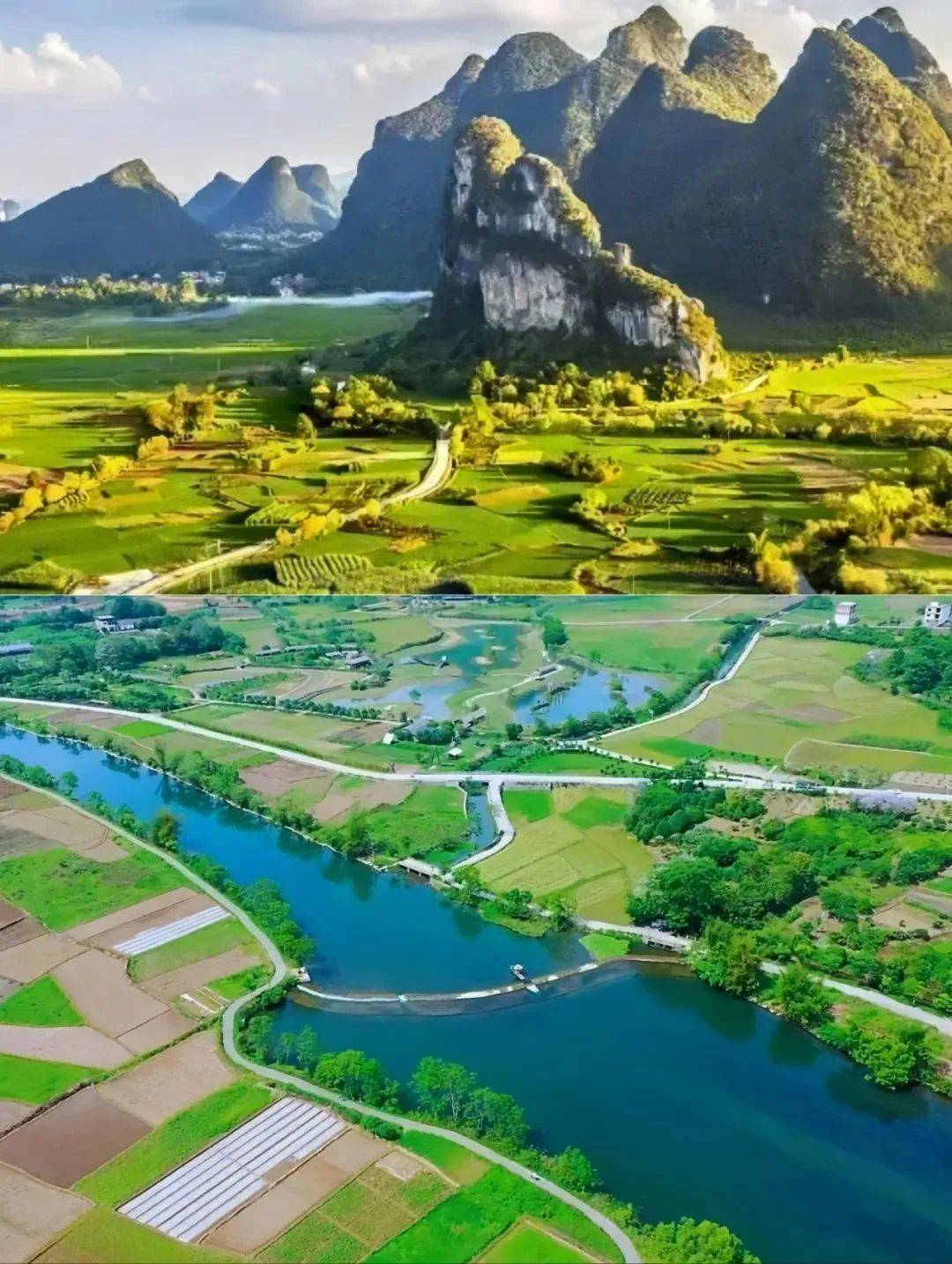 5公里,由7条乡村公路串联而成,起点位于阳朔大村门汽车北站,终点位于