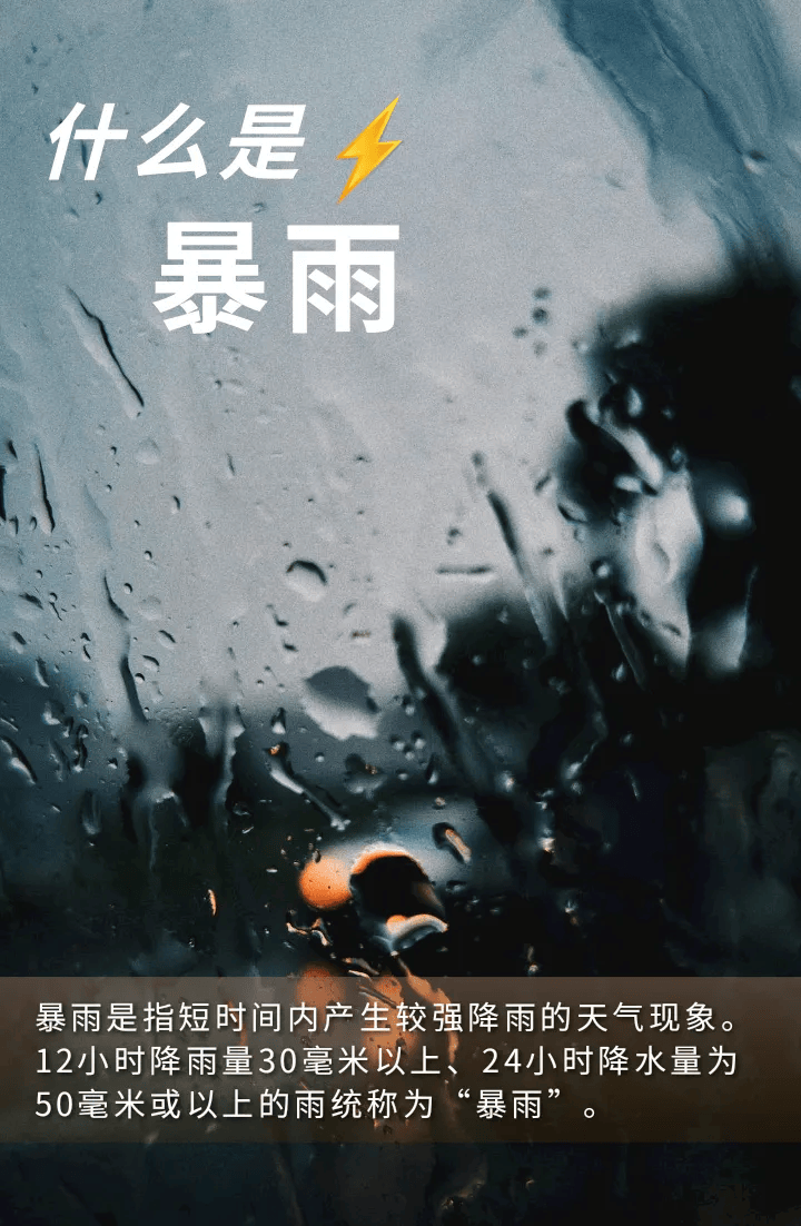 微海报丨暴雨来临!这些安全提示请收藏