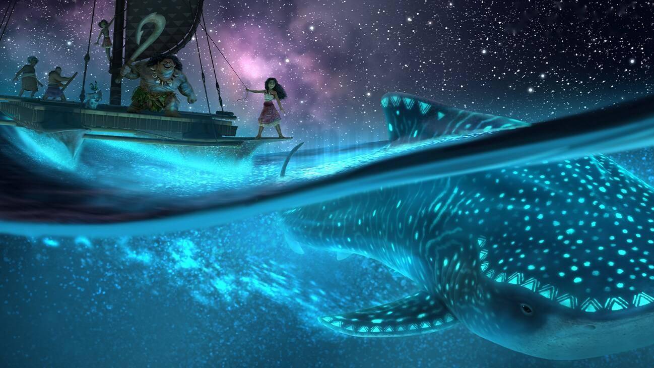 迪士尼动画电影《海洋奇缘2》首支预告片公布,11月27日北美上映