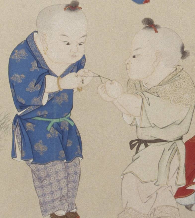 儿童节将至,一组古画带你看看古人的童年都玩啥_小孩_图片_场景