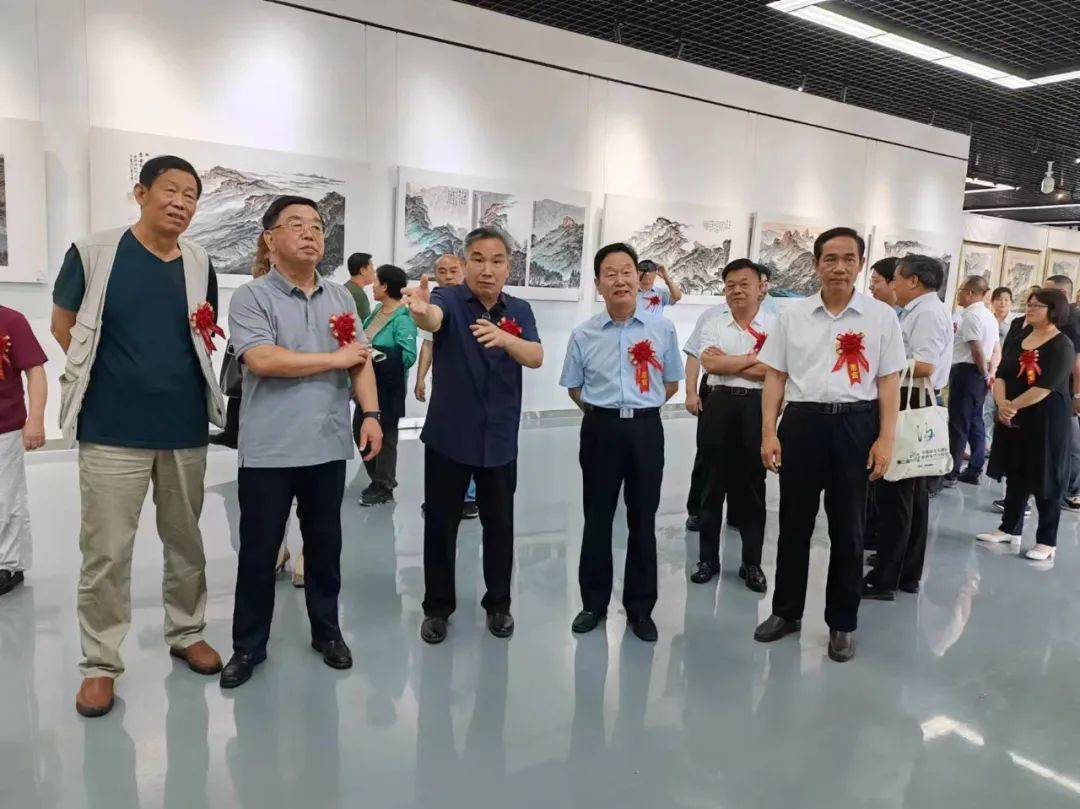 "灵气所钟61大美沂山"韩子富书画作品展盛大启幕_临朐县_王秀刚