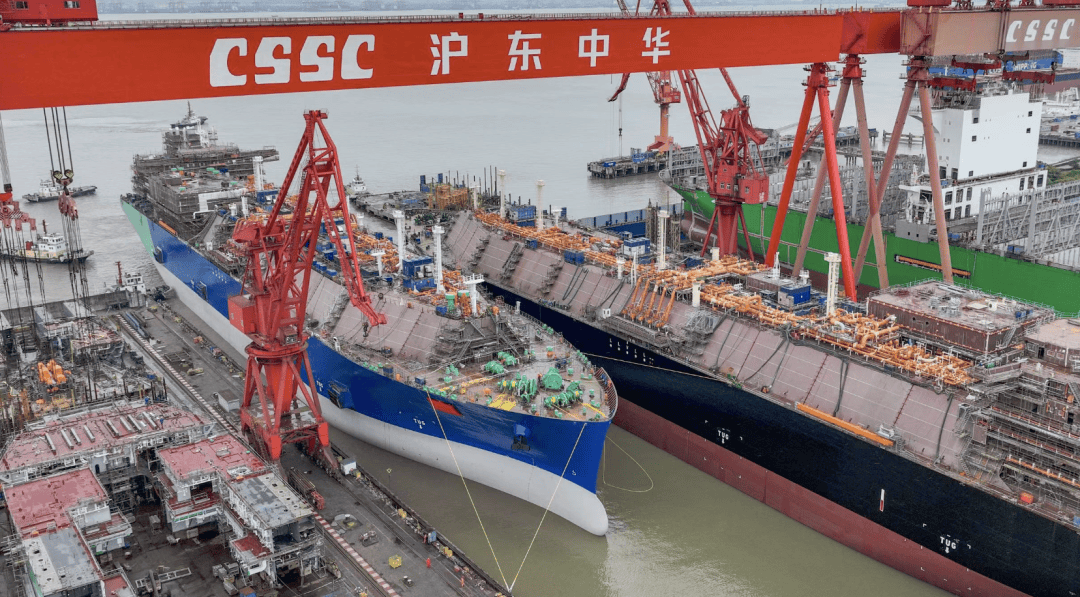 中国船舶沪东中华LNG船产能倍增战略渐入佳境 ｜ 航运界_船坞_生产_造船