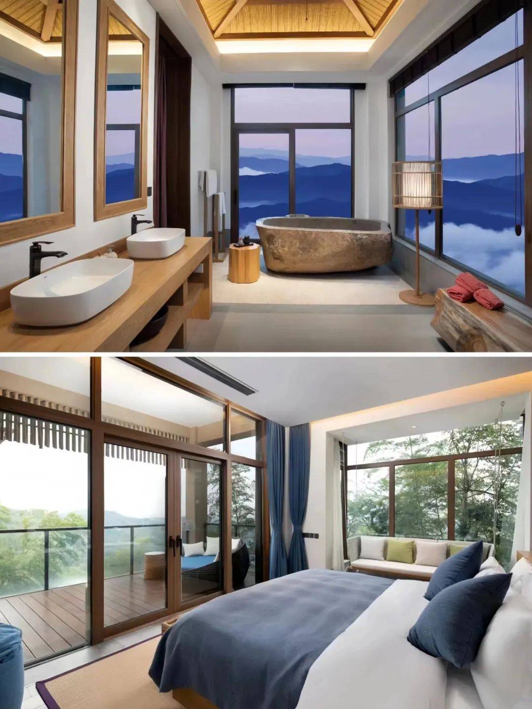 位于南山竹海与御水温泉的溪谷地带溧阳御水温泉·竹溪谷酒店隐于竹海