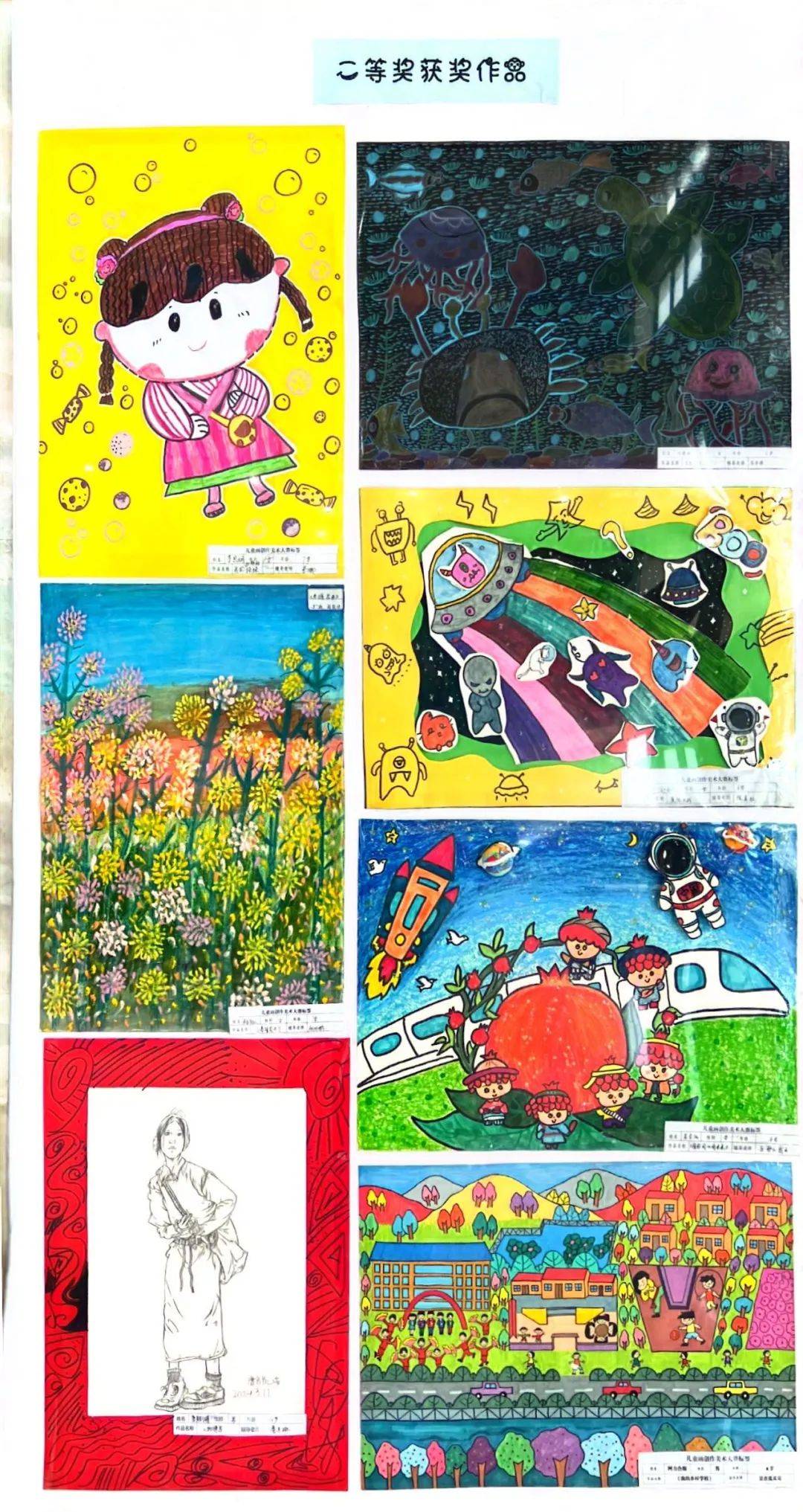 童心视角看博州!"小画家"作品大赏