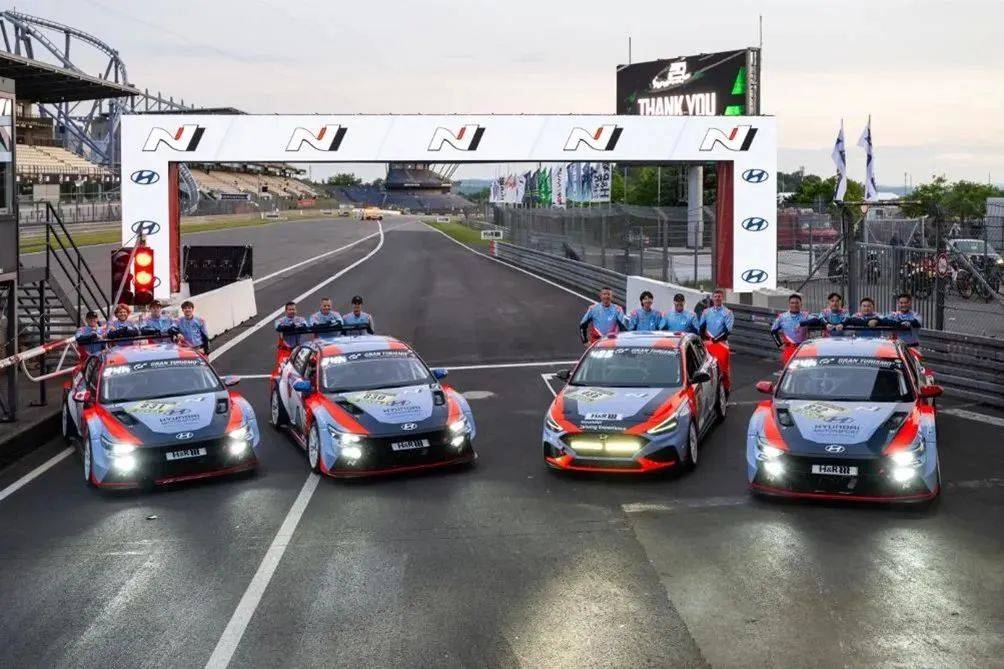 现代汽车n品牌连续9年征服纽博格林24小时耐力赛,斩