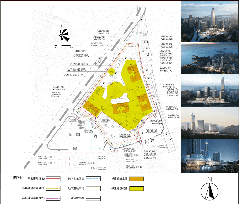 珠海城市之心规划图图片