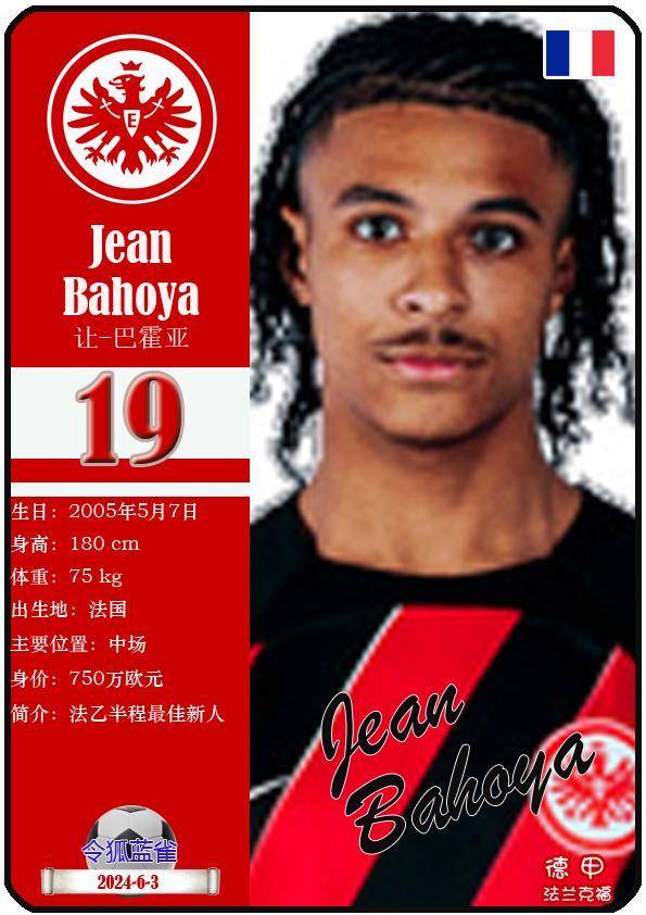 球星卡(德甲):法兰克福足球俱乐部26人一览(23-24赛季