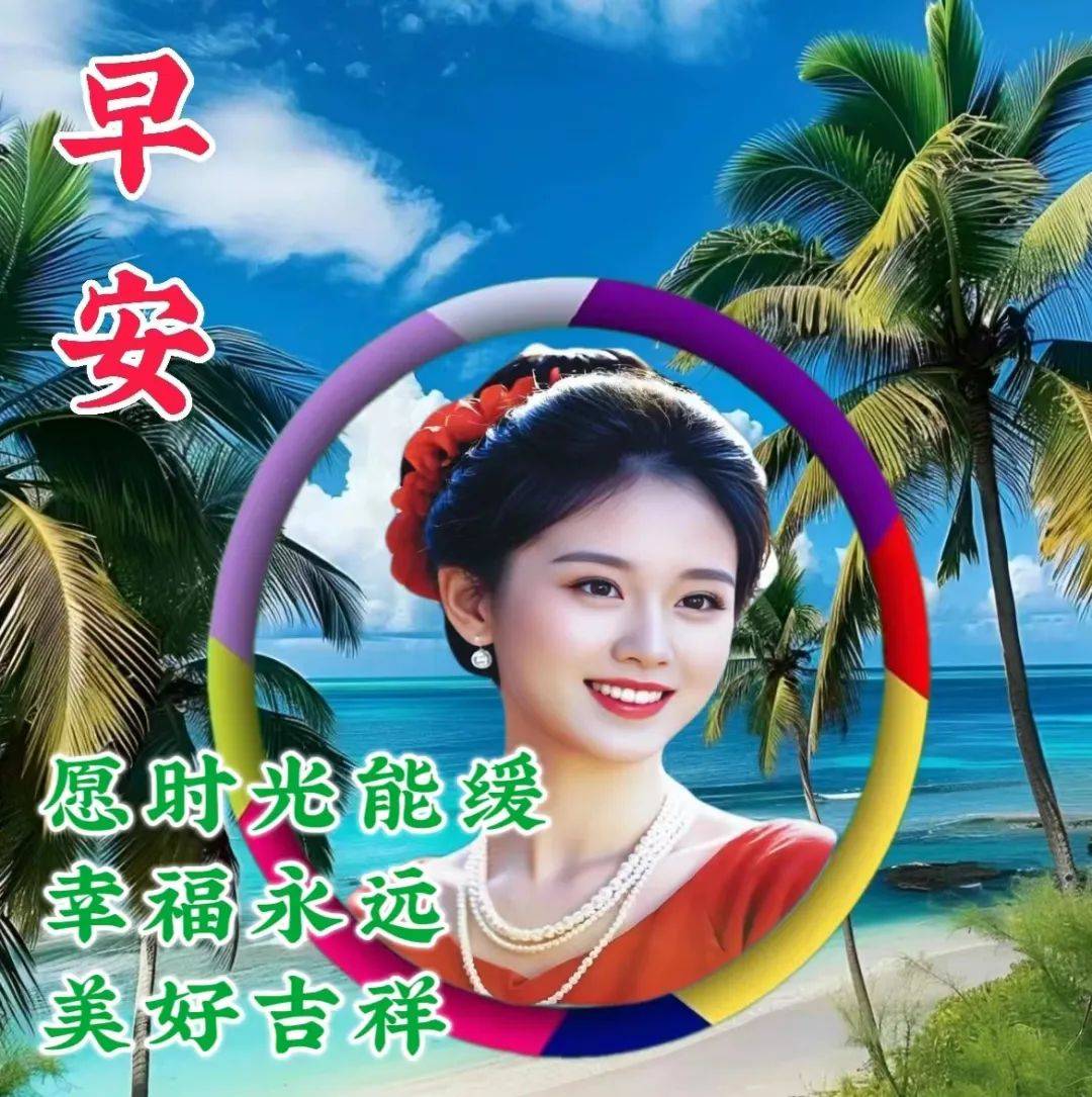 清晨唯美早上好祝福语动态图片带字,每一天问候送给你,让你有个好心情