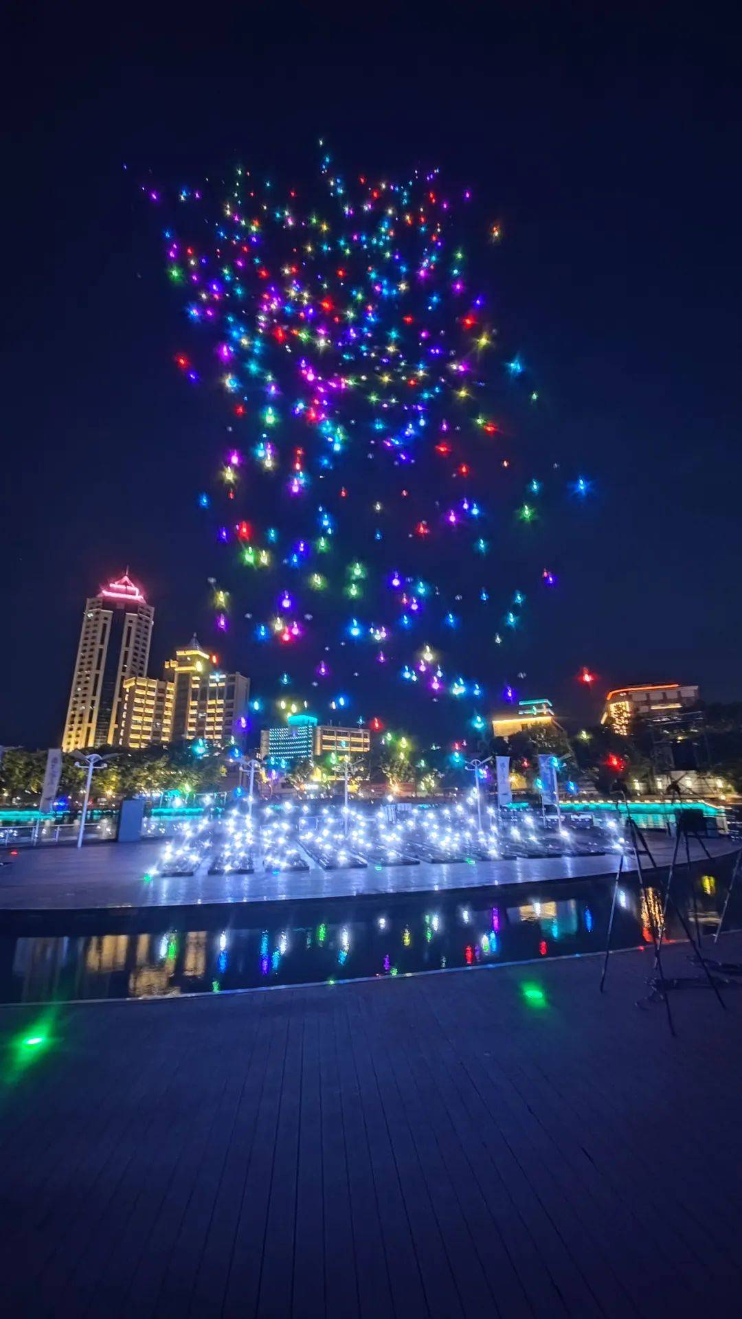 南通濠河夜游图片