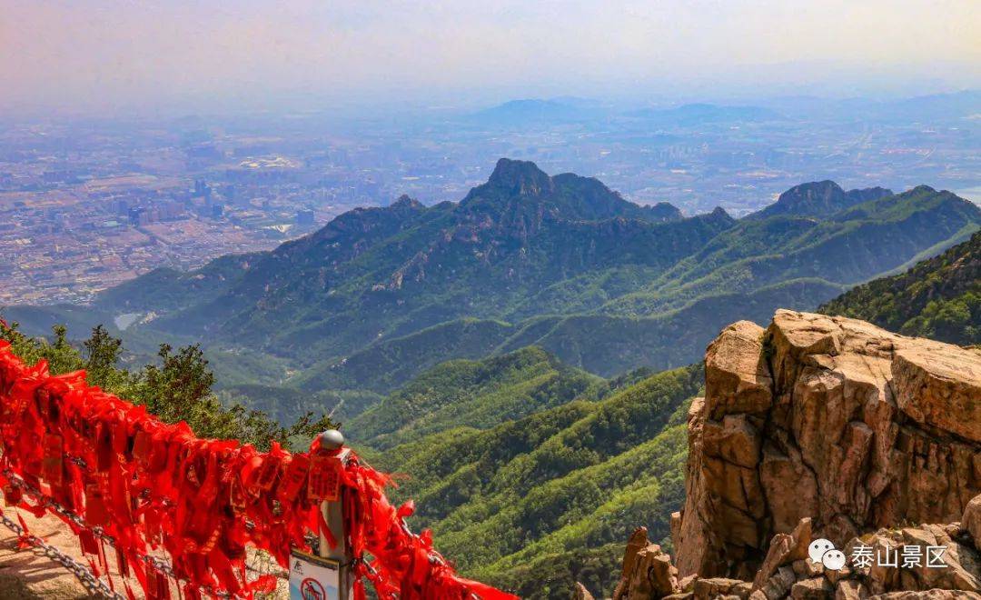 泰山夏意渐浓,山上的风景也在悄