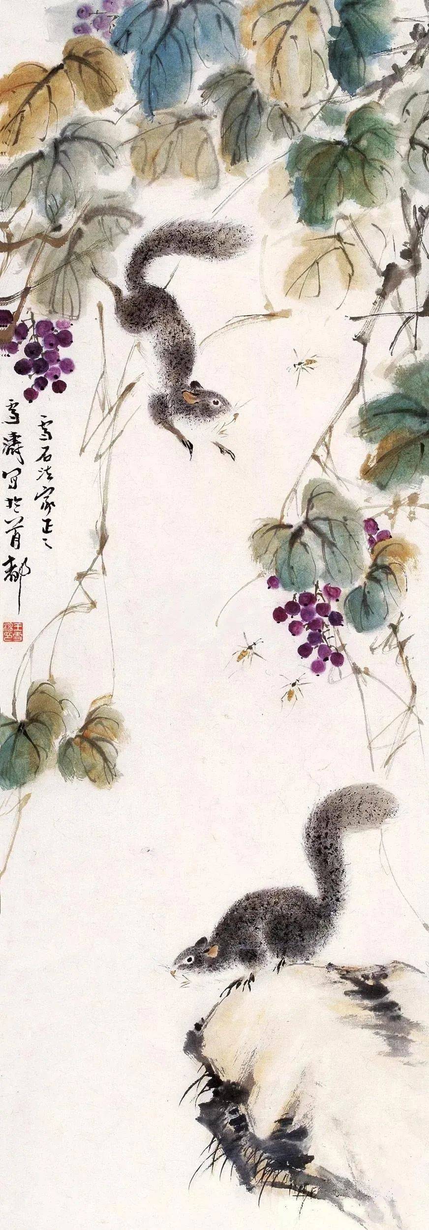 国画草莓王雪涛图片