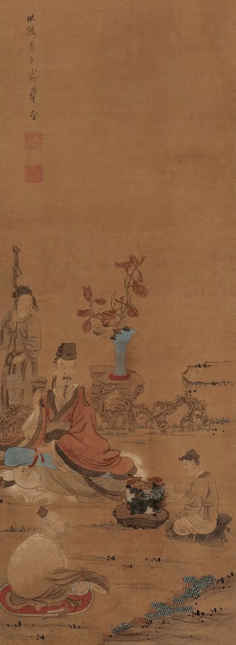 中国古代的文人插花