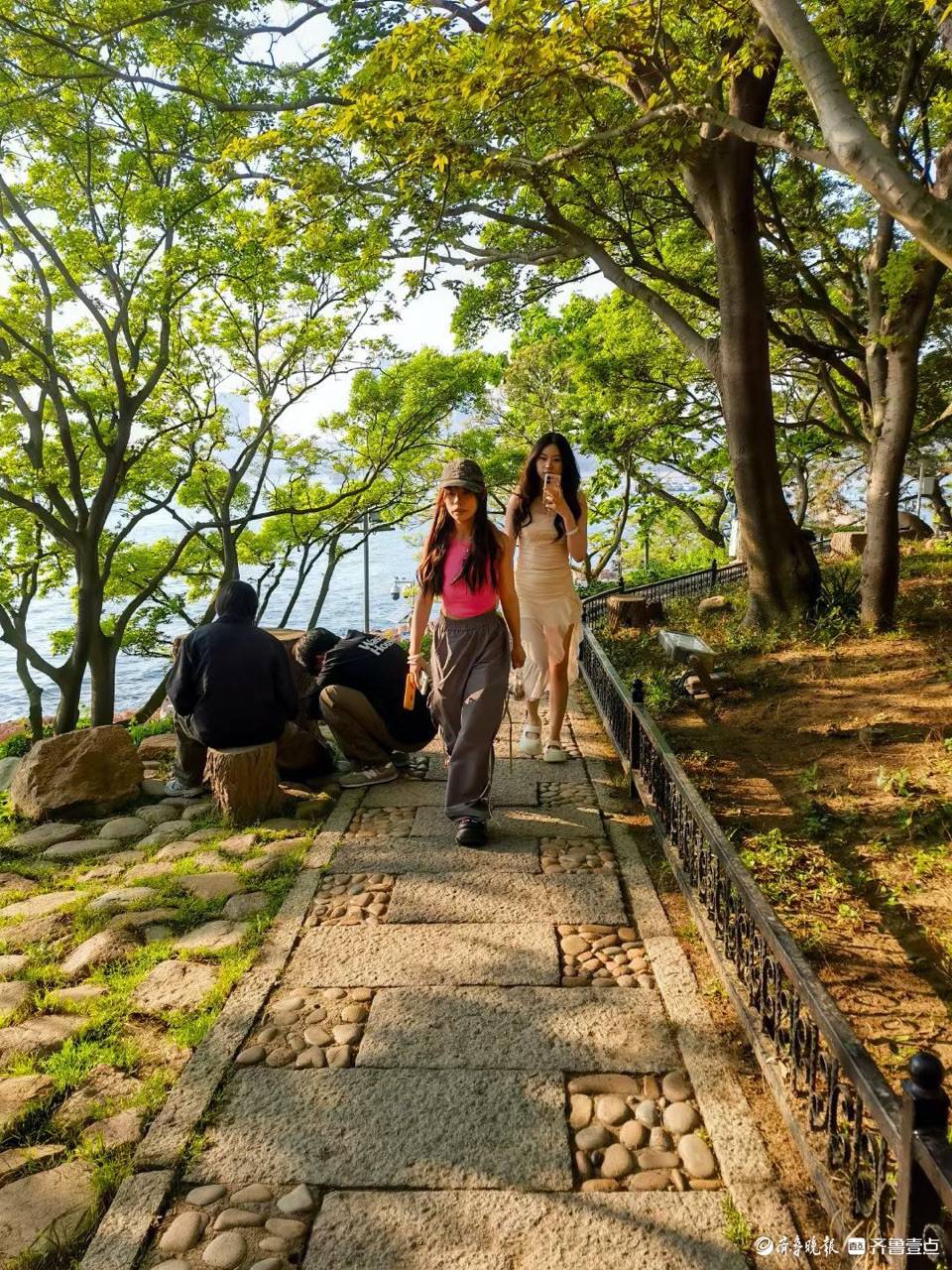 风景秀丽的小青岛公园，游人争相打卡