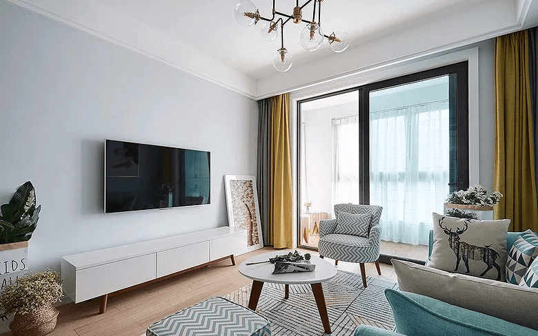 78平北欧二居,小清新配色,打造令人心动的温馨小窝