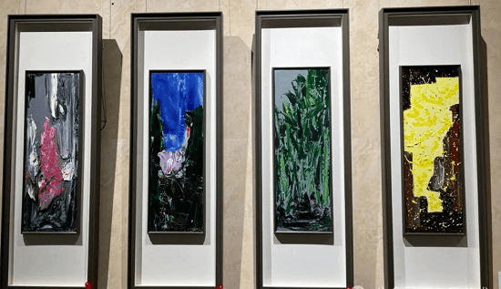 薛杰喜,朱孟良油画作品双个展在临沂美术馆开展