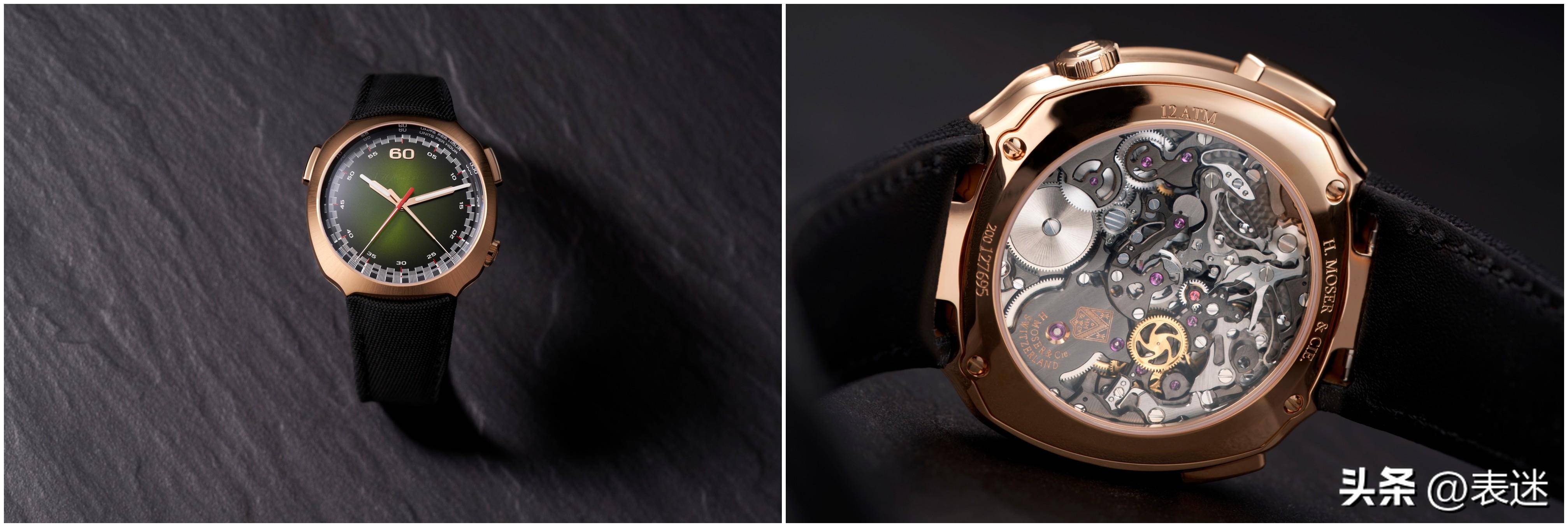 h. moser & cie. 亨利慕时疾速者系列自动上链飞返计时码表的发展历程