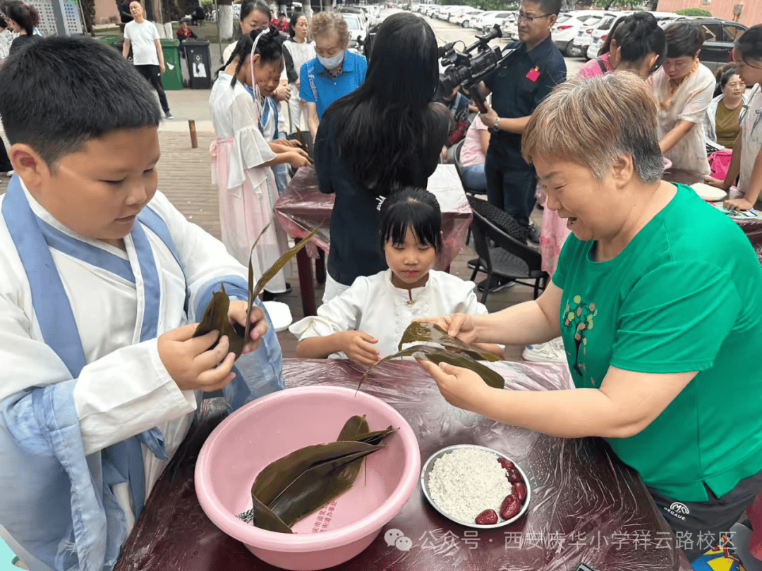 灞桥区庆华小学开展传统节日德育活动