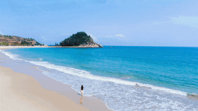 【惠州巽寮湾·海公园无敌正海景酒店】直接跳进大海里~畅玩玻璃海面