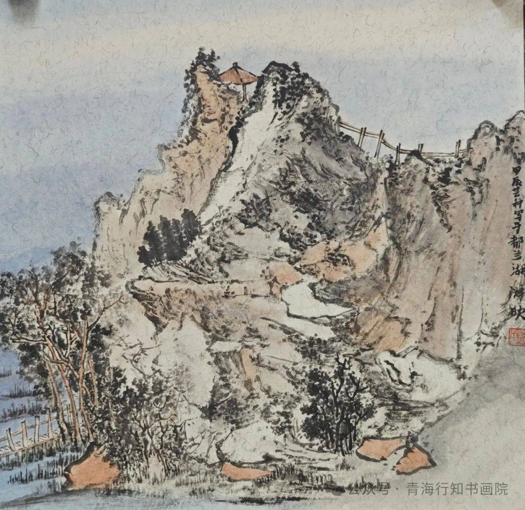 青海书画家走进乌兰写生采风作品集锦