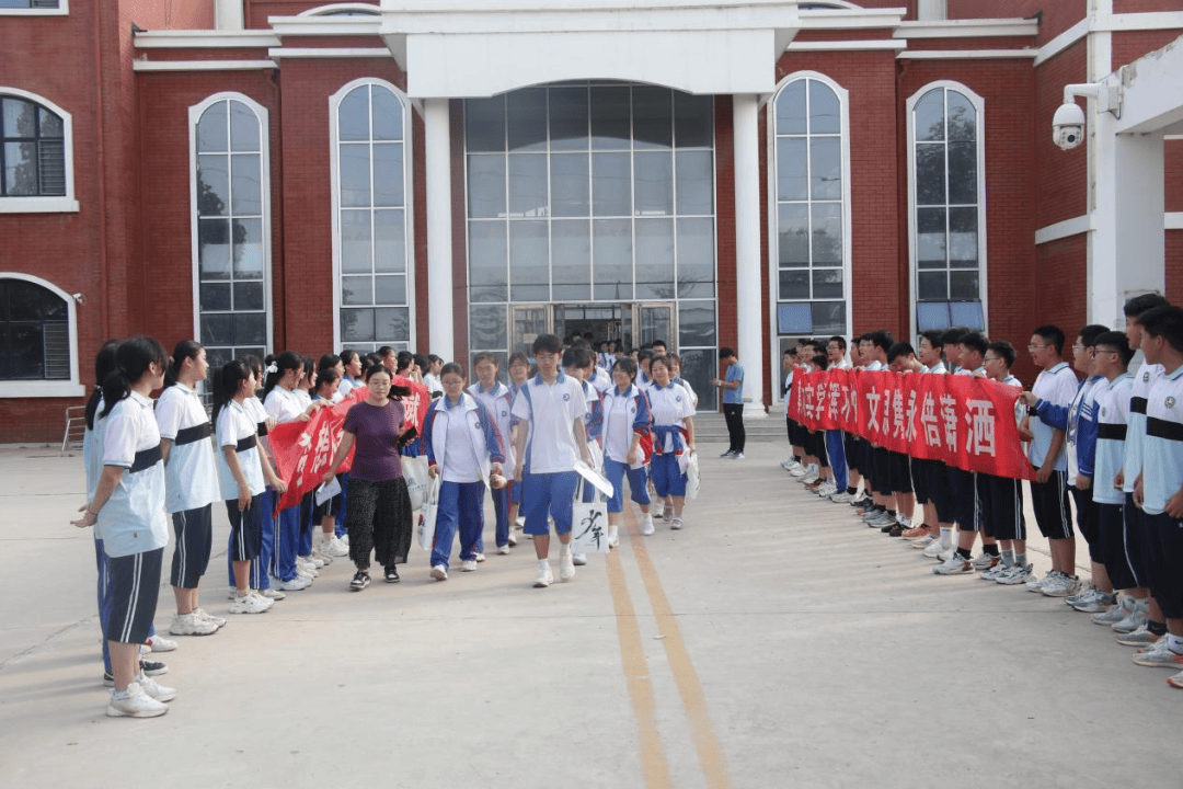 为中考壮行 为理想出征——阳谷县铜谷中学初三学子中考出征
