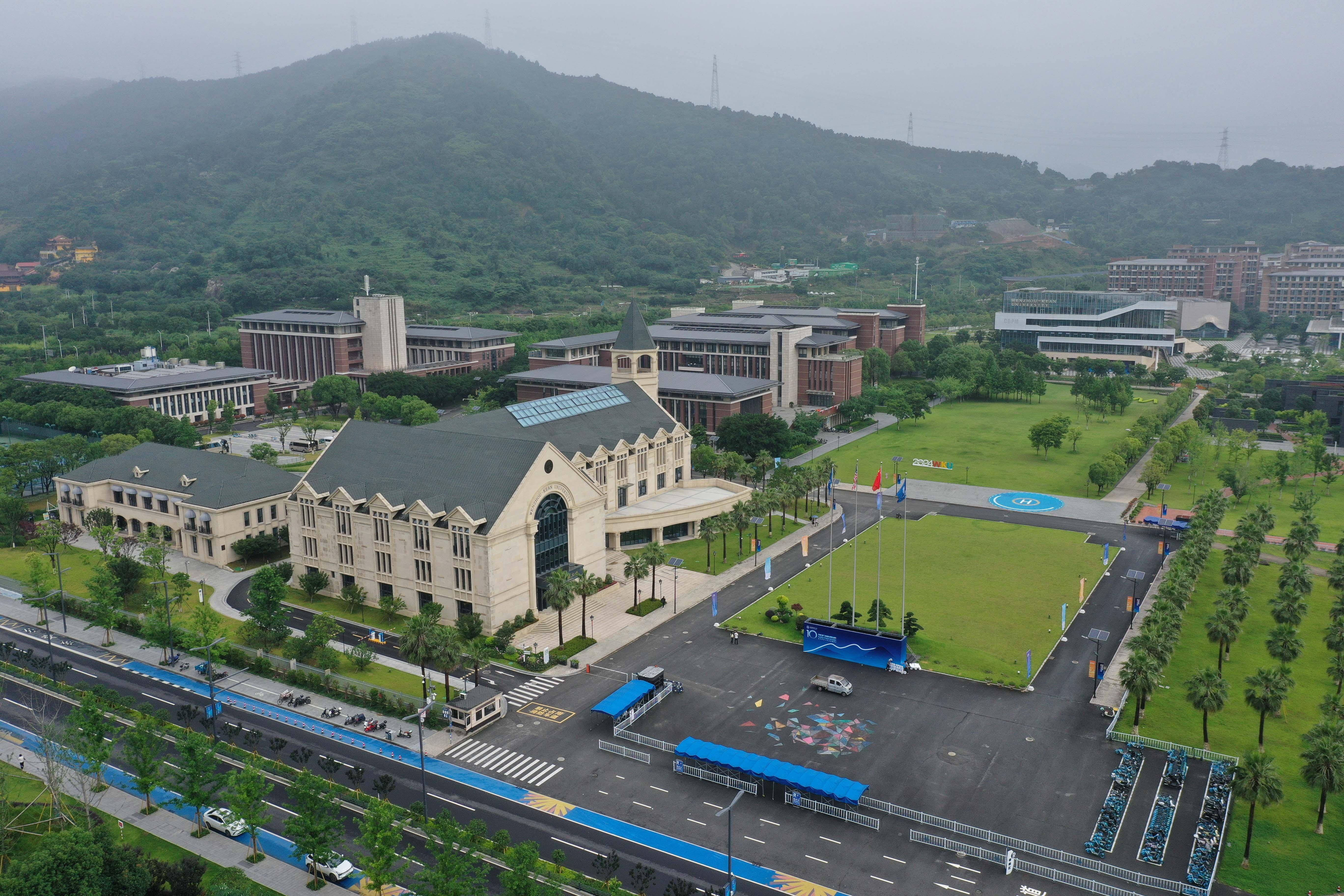 温州肯恩大学校门图片