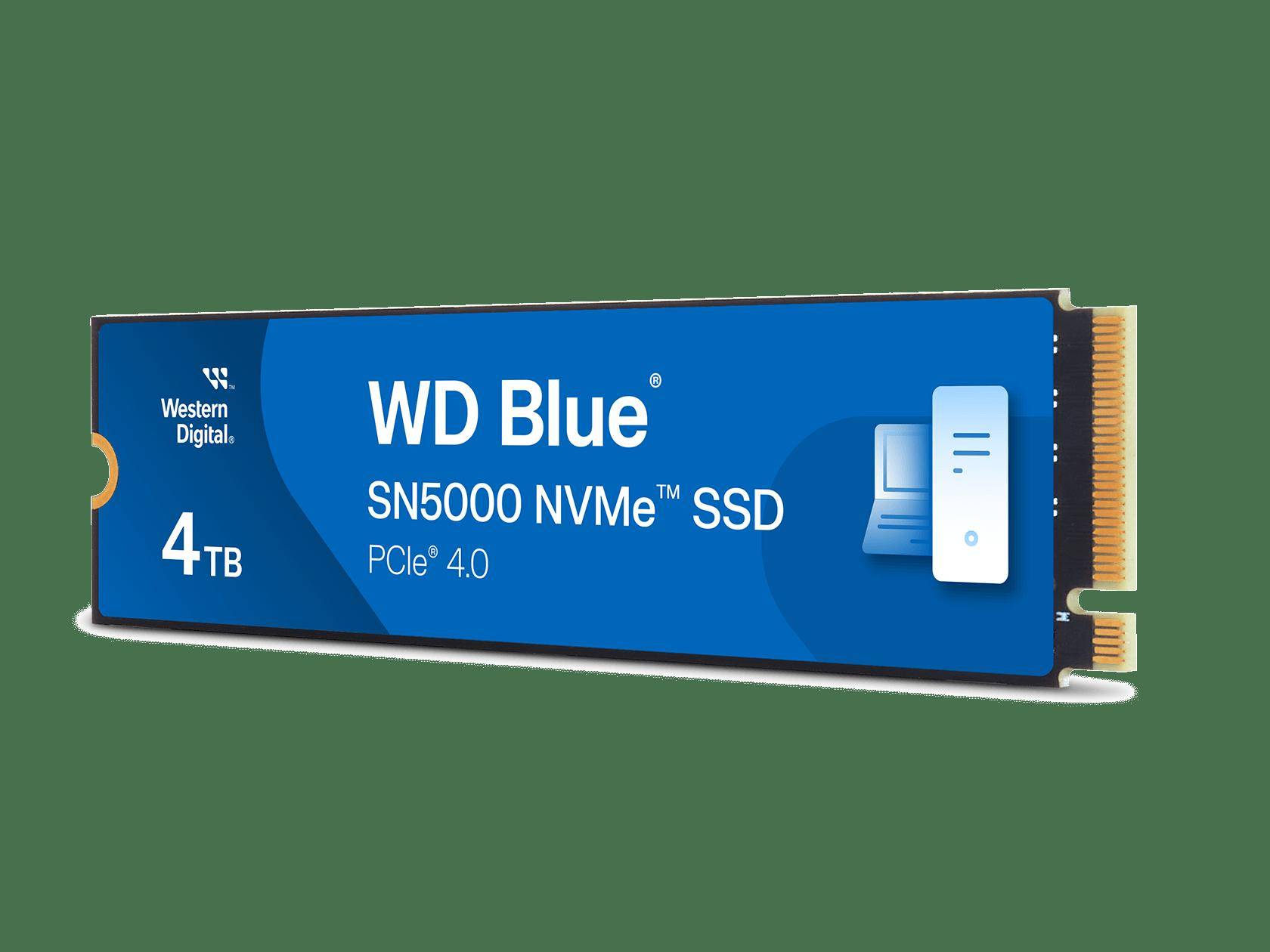 西部数据WD Blue SN5000固态硬盘上线官网 配备PCIe Gen4x4接口