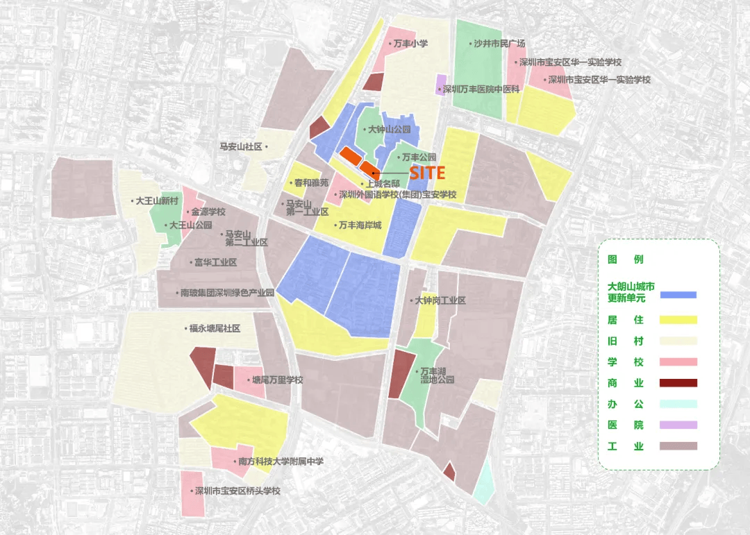 沙井新桥规划图图片