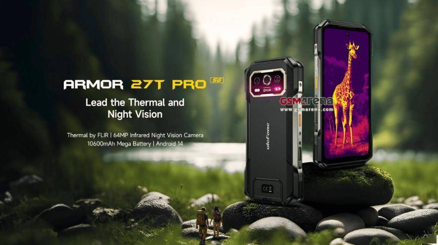 Ulefone Armor 27T Pro三防手机曝光 配备64MP夜视摄像头