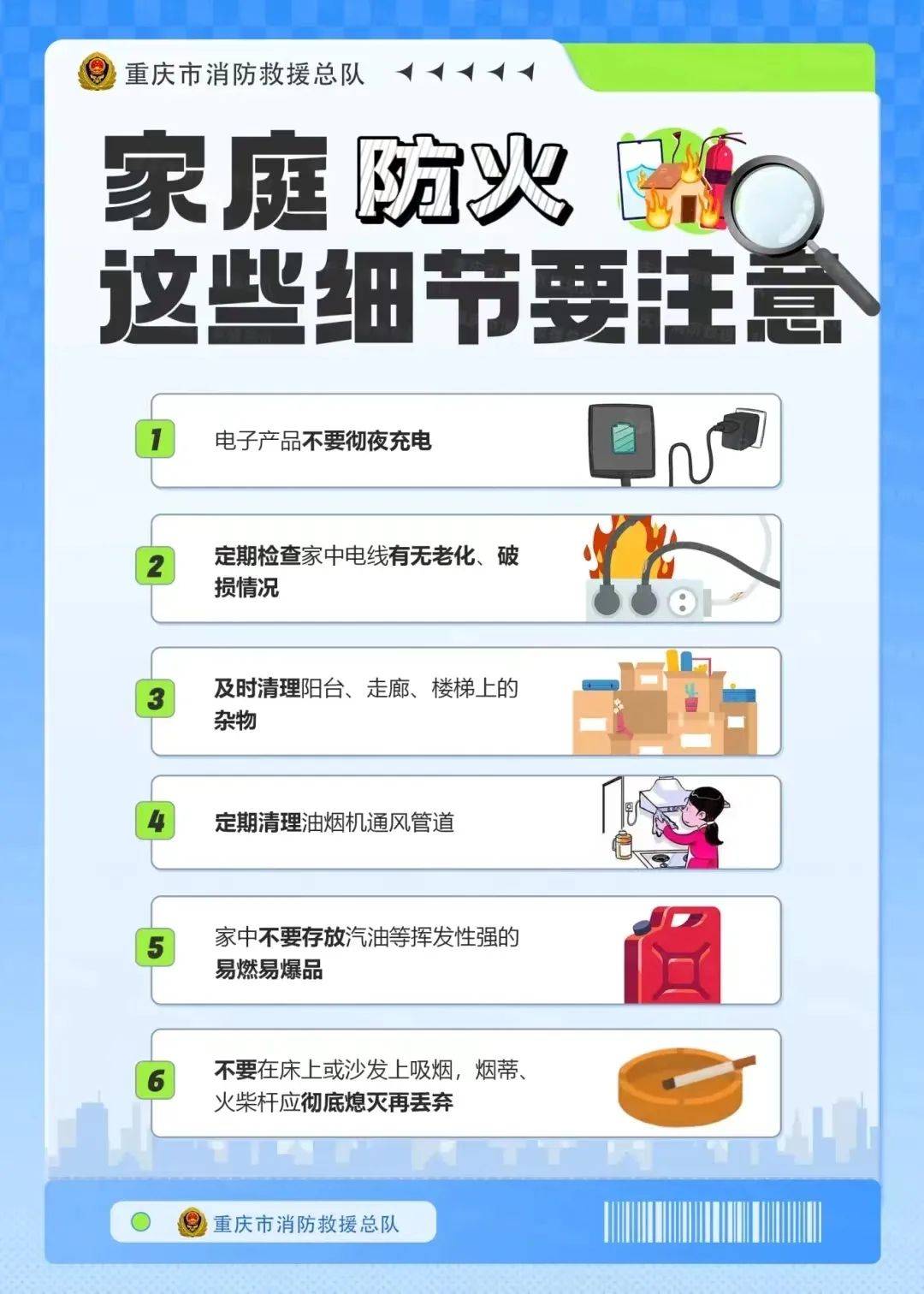 【提醒】@所有人 这些夏季家庭火灾隐患,请自查!
