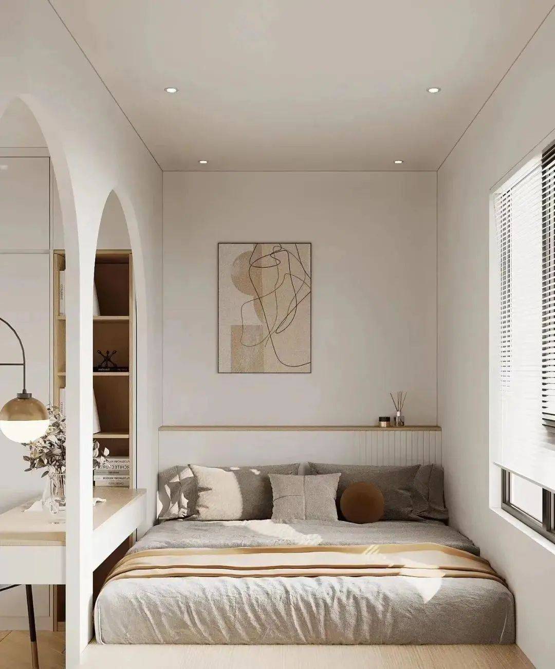 当小户型卧室遇上台阶式榻榻米,简直不要太好用,涨知识了