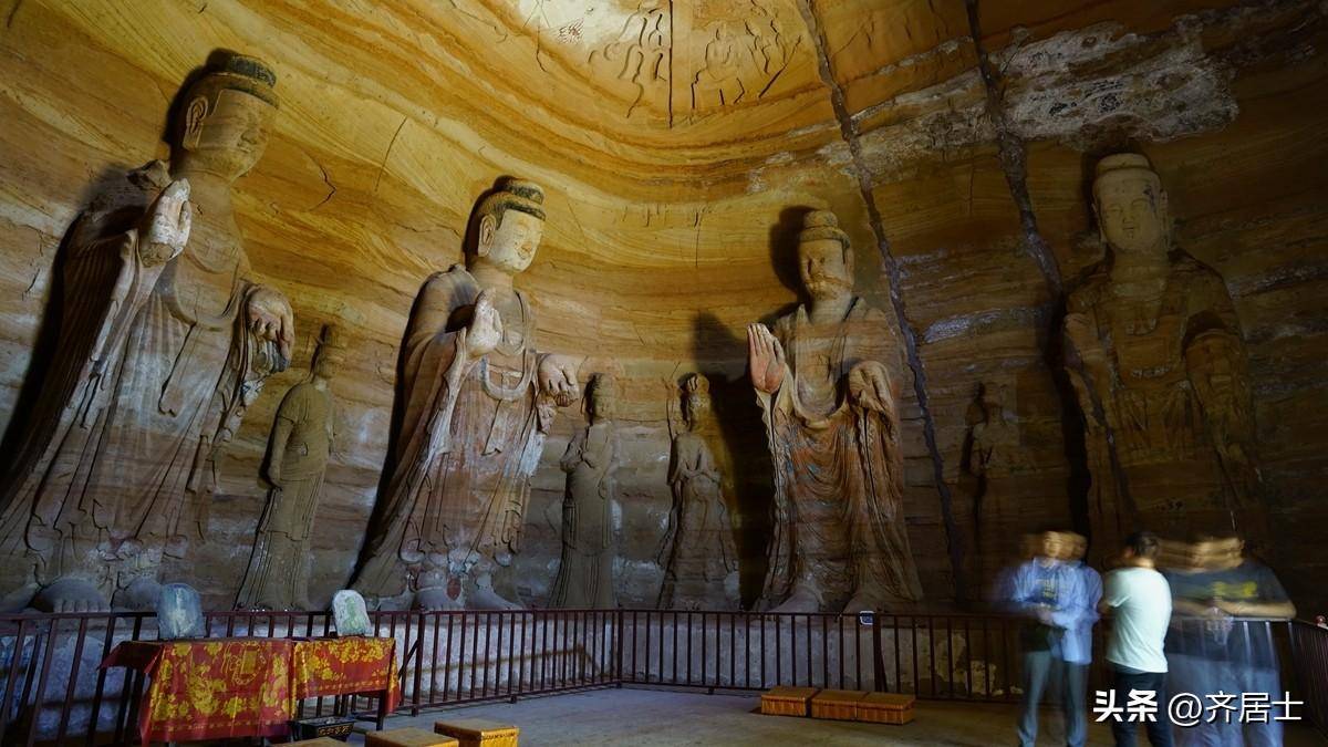 泾河流域陇东石窟_菩萨_大佛_泾川