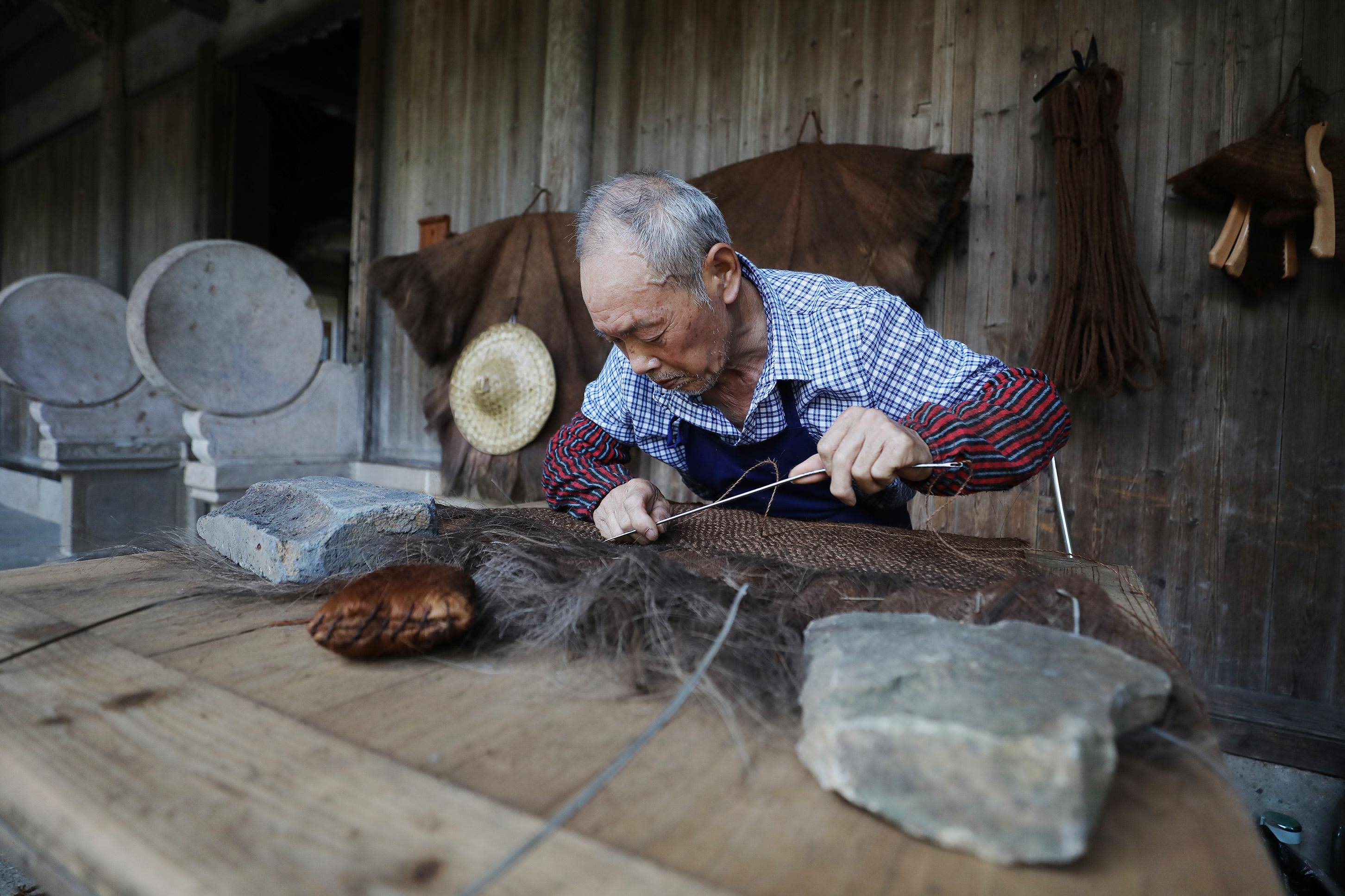 蓑衣制作教程图片