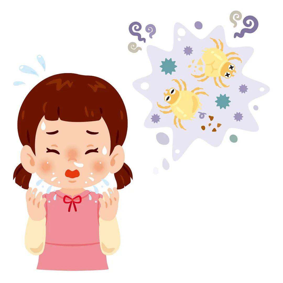 尘螨过敏是由于人体吸入,食入或接触尘螨的排泄物,分泌物和死亡虫体的