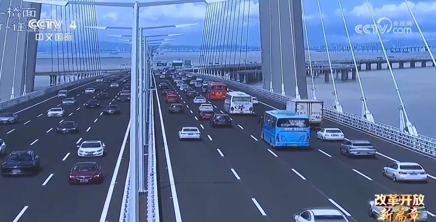 深中通道日均车流超10万 超级工程促"流量"变"留量"_湾区_中山_深圳