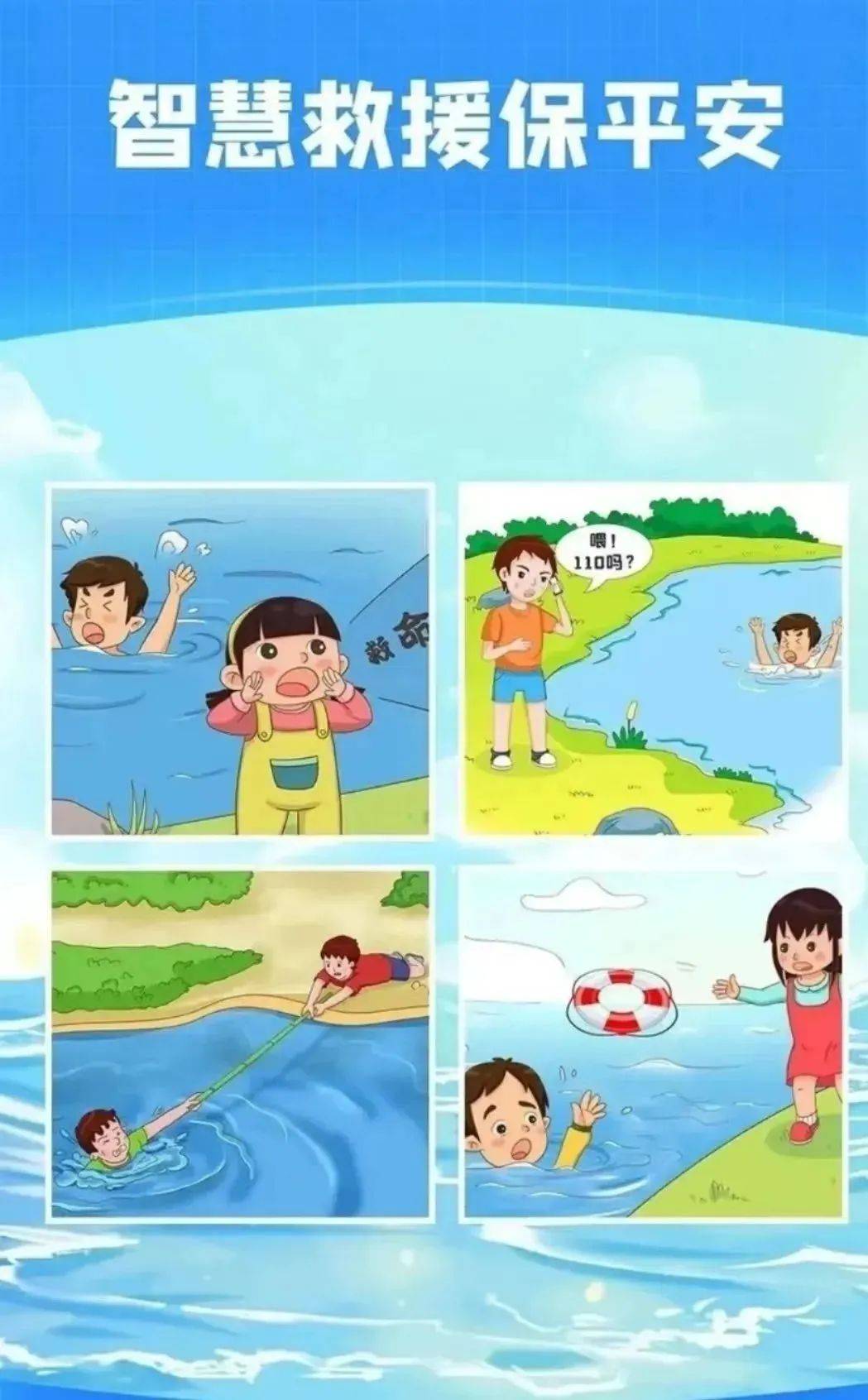 【12355暑期自护】防溺水安全知识,学起来!