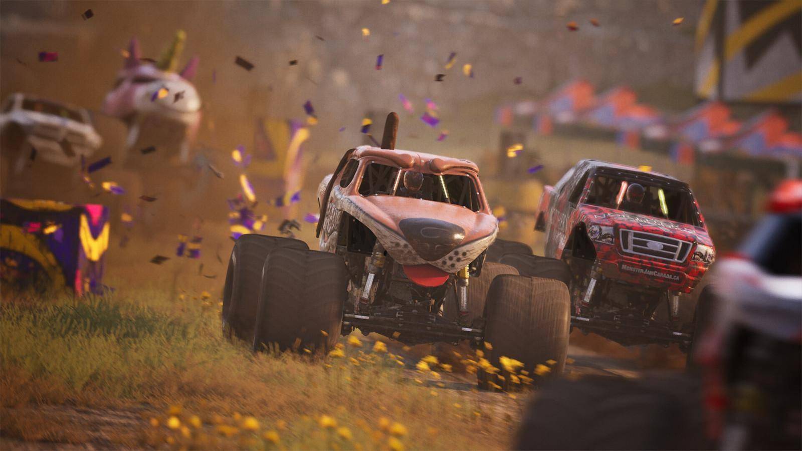 越野街机赛车游戏《monster jam showdown》steam页面 8月29日发售