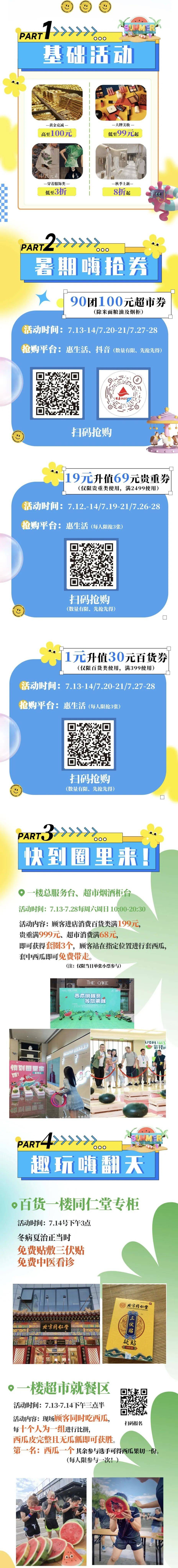 7月份华龙区各类消费品促销活动开始