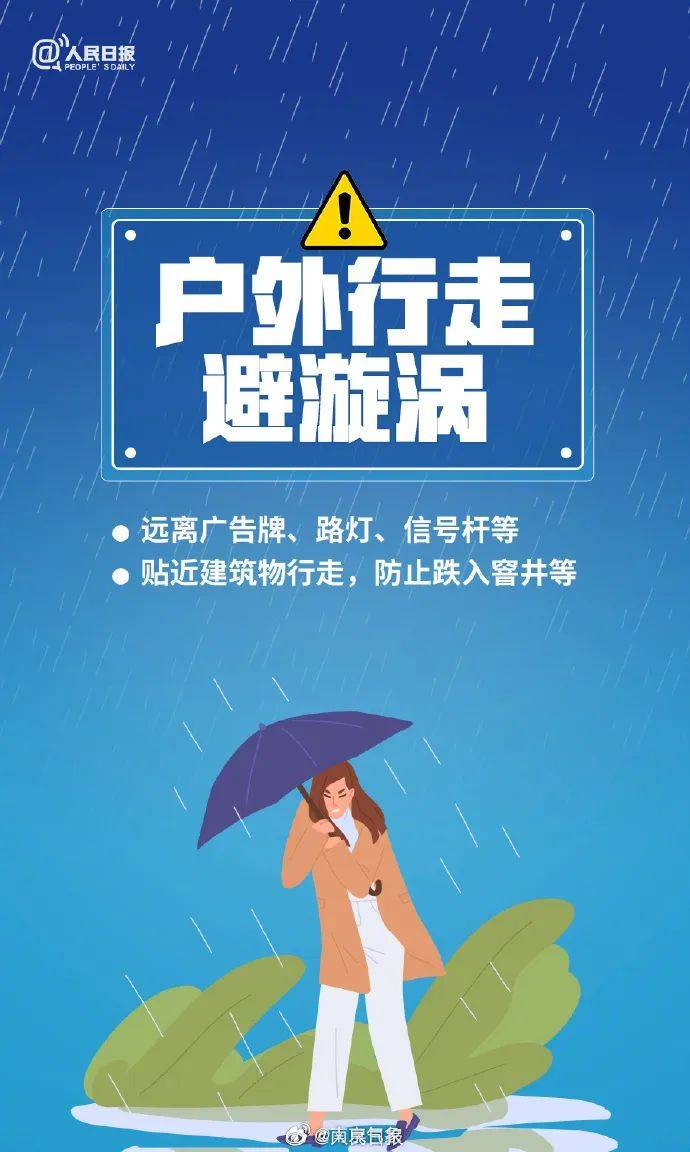 暴雨黄色预警,请注意防范