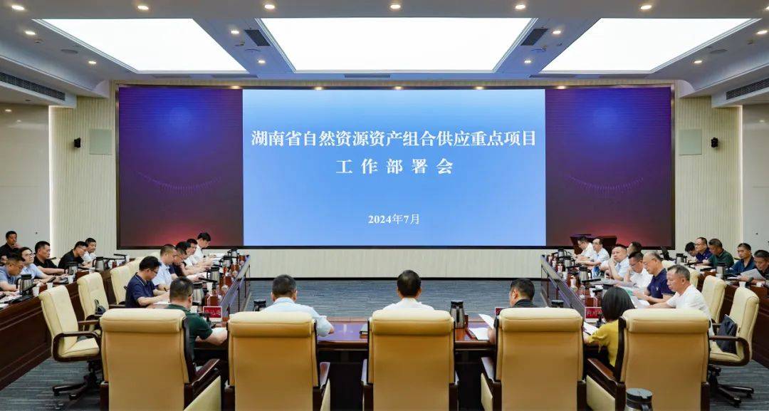 省厅召开湖南省自然资源资产组合供应重点项目工作部署会