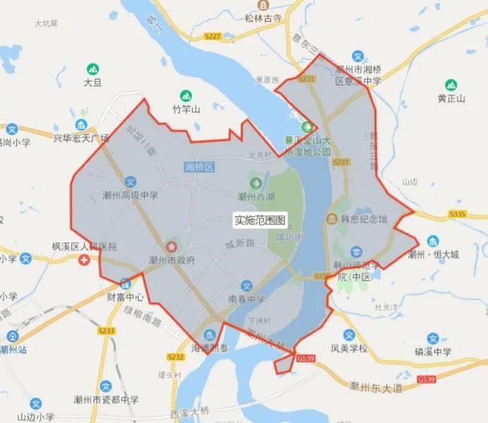 征求意见稿指出,将对潮州中心城区范围内由政府负责管养的151条市政