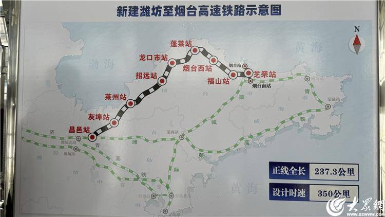 实探莱州站 站台线路数在潍烟高铁新建车站中最高