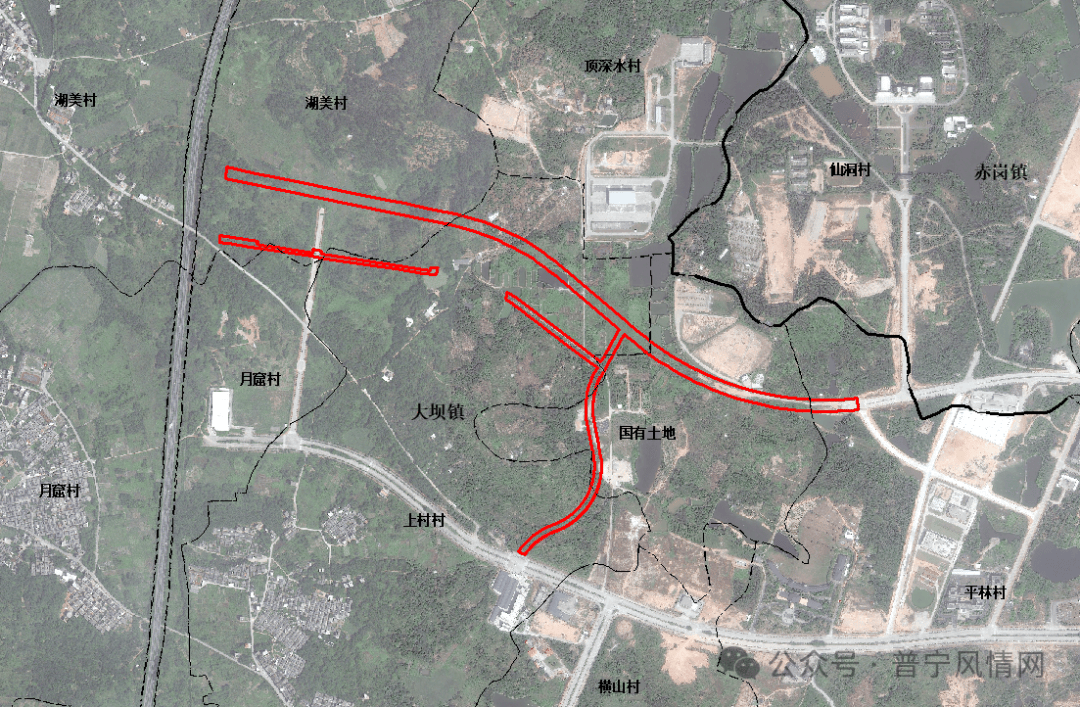 普宁最新道路规划图图片